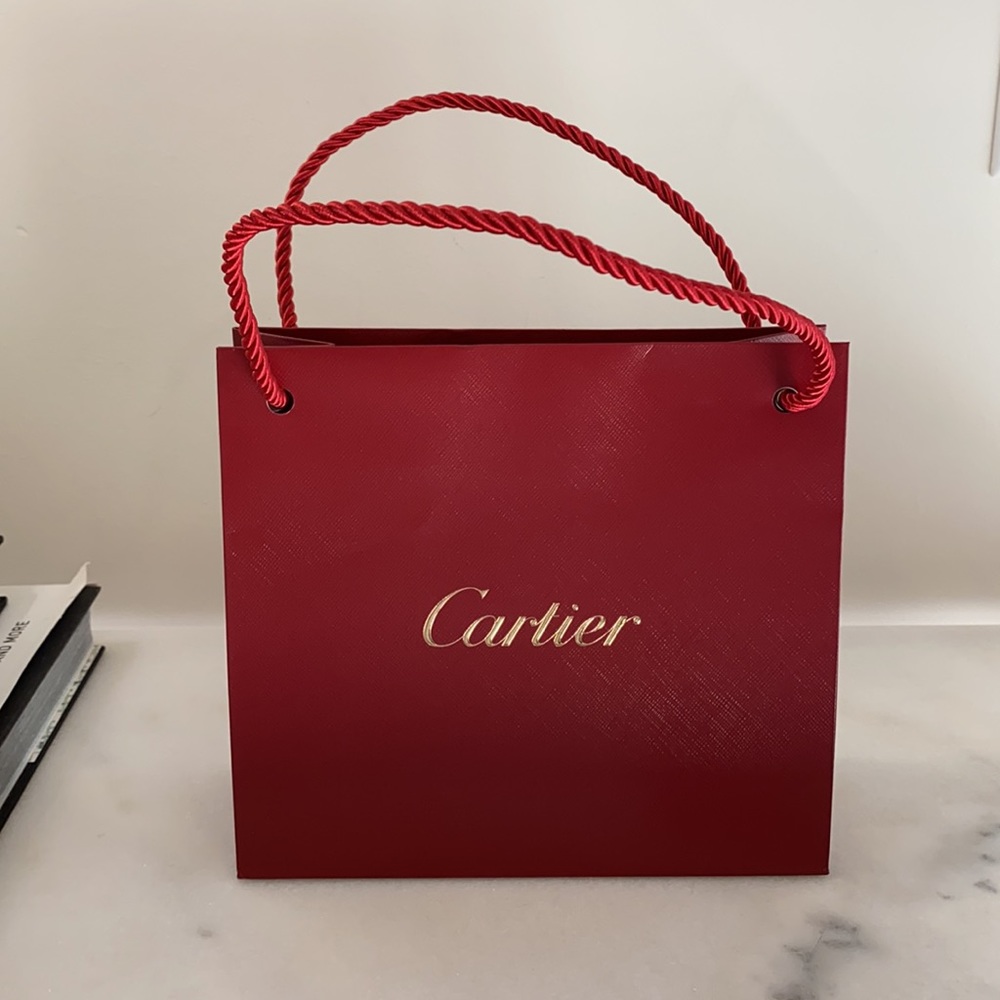 Authentic Cartier Gift Bag